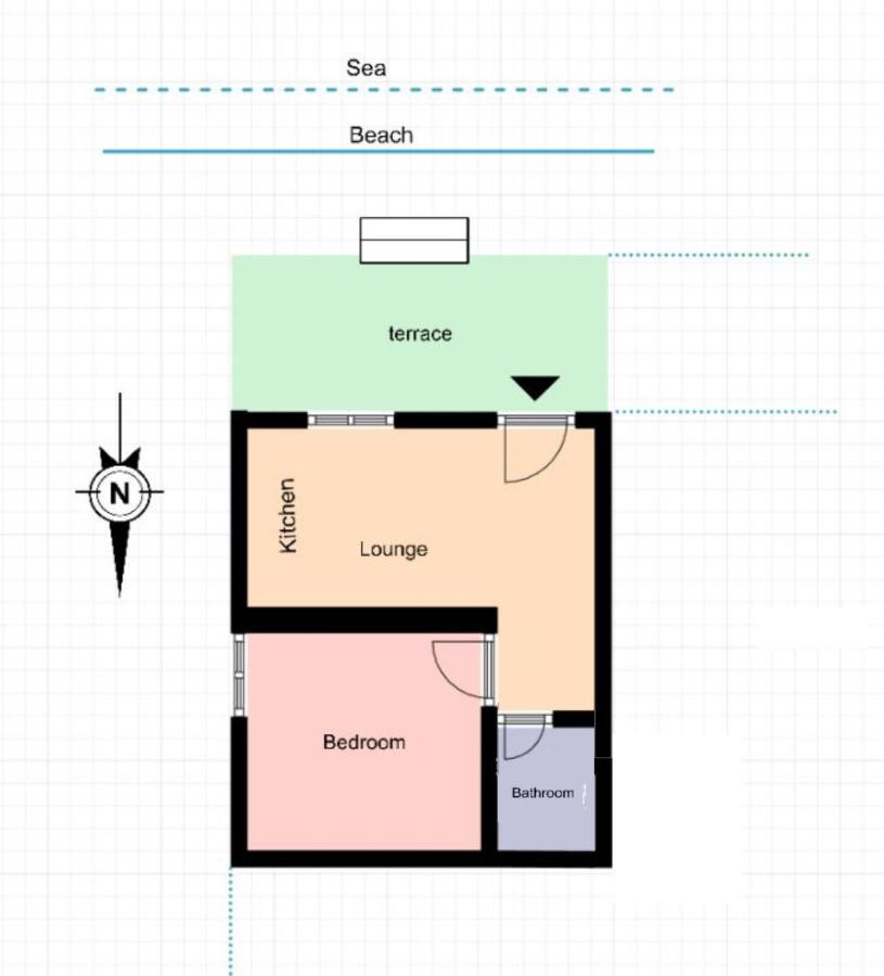 Kaminaki Beachfront Apartments Nisaki  外观 照片