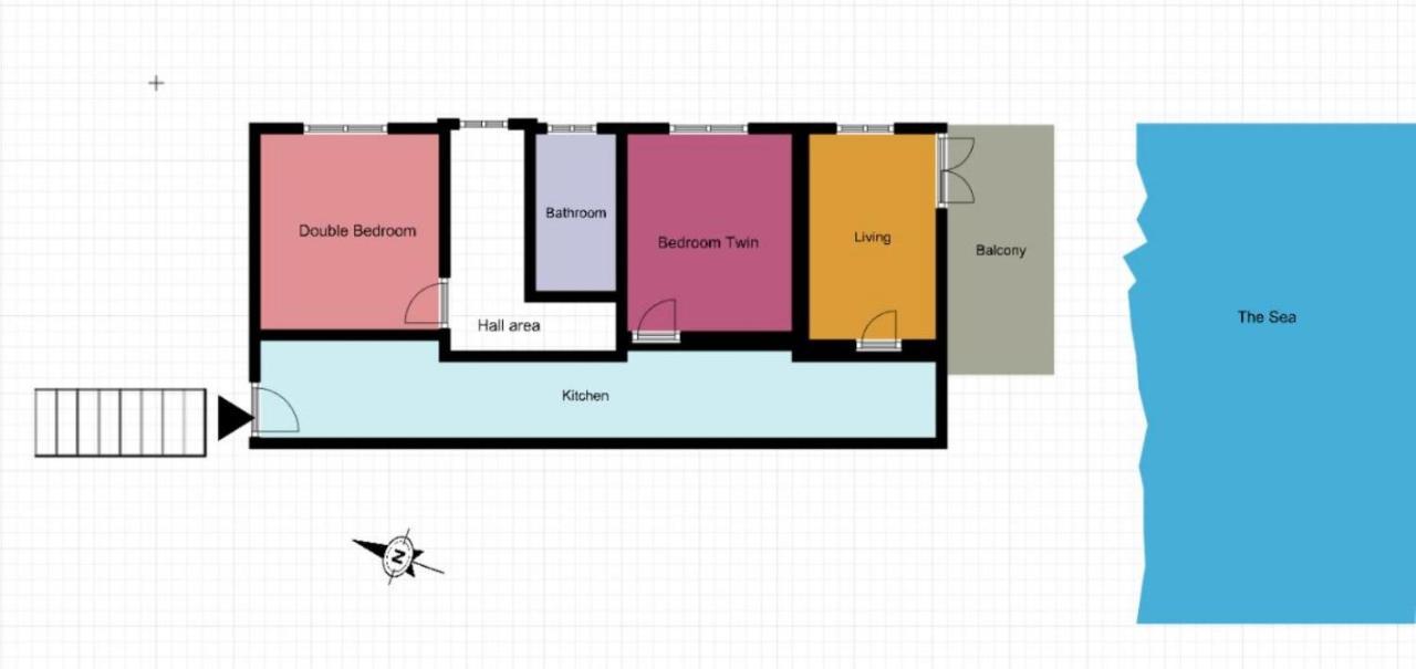Kaminaki Beachfront Apartments Nisaki  外观 照片